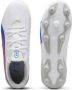 Puma Kin Match voetbalschoenen wit kobaltblauw lichtgrijs Imitatieleer 38 - Thumbnail 3