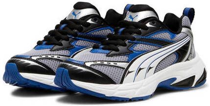 Puma Morphic sneakers lichtgrijs kobaltblauw zwart Mesh 35.5 - Foto 2