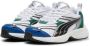 Puma Morphic Techie sneakers wit zwart groen Mesh Meerkleurig 28 - Thumbnail 3