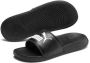 Puma Popcat 20 Jr. badslippers zwart wit Imitatieleer Logo 35 5 - Thumbnail 4