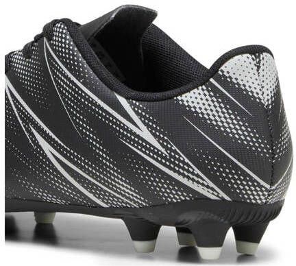 Puma Attacanto FG AG Junior voetbalschoenen zwart wit Imitatieleer 28 - Foto 4