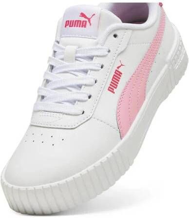 Puma Carina 2.0 sneakers wit roze Meisjes Imitatieleer Effen 35.5 - Foto 5