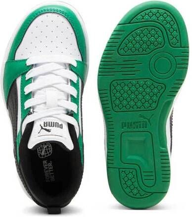Puma Rebound V6 Lo sneakers wit zwart groen Leer Meerkleurig 26 - Foto 17