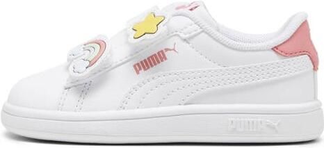 PUMA Kinder Schuhe Low Smash 3.0 Badges V Inf 397287 White-Passionfruit - Foto 3