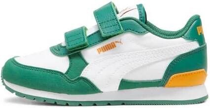 Puma ST Runner V3 sneakers groen wit camel Imitatieleer 29