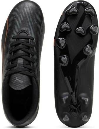 Puma Ultra Play FG AG Junior voetbalschoenen zwart koper Imitatieleer 30 - Foto 4