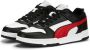 Puma RBD game Low leren sneakers wit Zwart Leer Effen 39 - Thumbnail 4