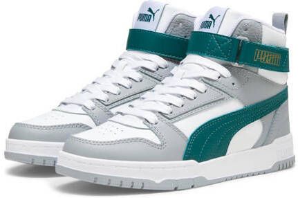 Puma RBD Game sneakers wit grijs petrol Jongens Meisjes Gerecycled polyester 38 - Foto 8