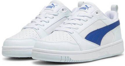 Puma Rebound V6 Lo sneakers wit blauw Imitatieleer Meerkleurig 35.5 - Foto 3