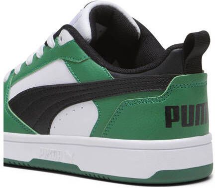 Puma Rebound V6 Lo sneakers wit zwart groen Leer Meerkleurig 26 - Foto 16