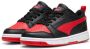Puma Rebound V6 Lo sneakers zwart rood Imitatieleer Meerkleurig 35.5 - Thumbnail 2