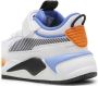 Puma RS-X sneakers wit lichtblauw oranje Jongens Meisjes Mesh Meerkleurig 23 - Thumbnail 2