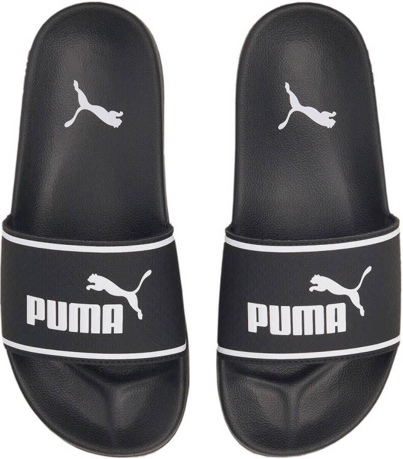 Puma Leadcat 2.0 badslippers zwart wit Rubber Logo 34 5 - Foto 4
