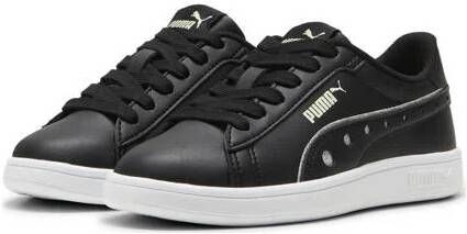 Puma Smash 3.0 Dance Party sneakers zwart wit groen Imitatieleer 33 - Foto 3