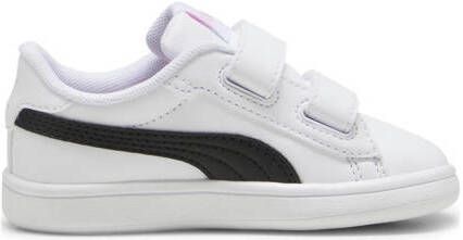 Puma Smash 3.0 Dance Party V sneakers wit zwart Jongens Meisjes Leer 20