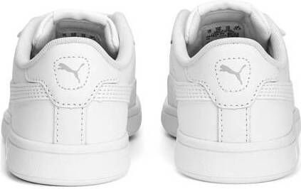 Puma Smash 3.0 sneakers wit Jongens Meisjes Imitatieleer Effen 33