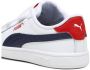 Puma Smash 3.0 sneakers wit donkerblauw rood Imitatieleer 33 - Thumbnail 5