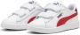 Puma Smash 3.0 L V leren sneakers wit rood donkerblauw Leer 20 - Thumbnail 2