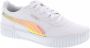 PUMA Meisjes Carina 2.0 Holo Jr White-Silver WIT - Thumbnail 3