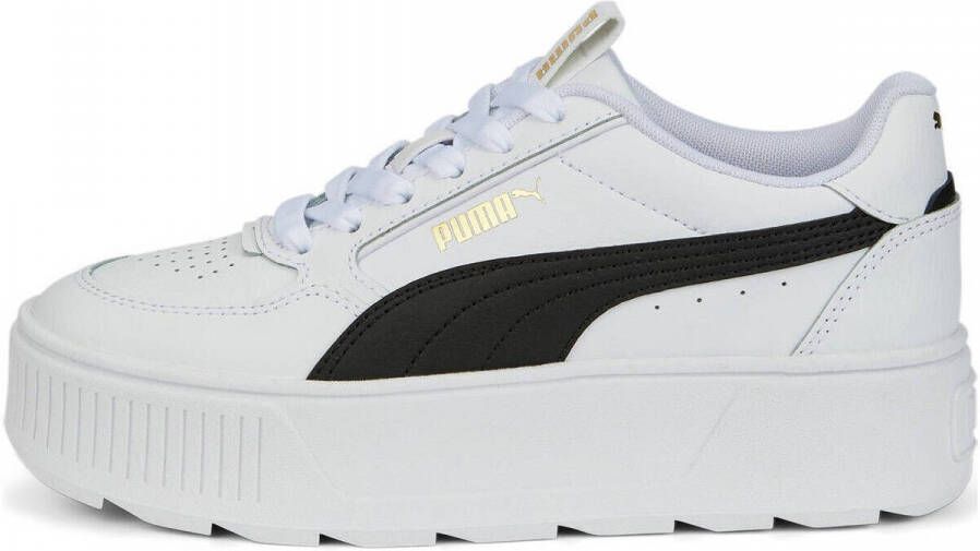 Puma Kar Rebelle Unisex Schoenen Wit Maat: 35.5 Leer Foot Locker - Foto 4