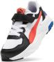 Puma Trinity Lite AC sneakers wit rood zwart Jongens Meisjes Mesh Meerkleurig 28 - Thumbnail 3