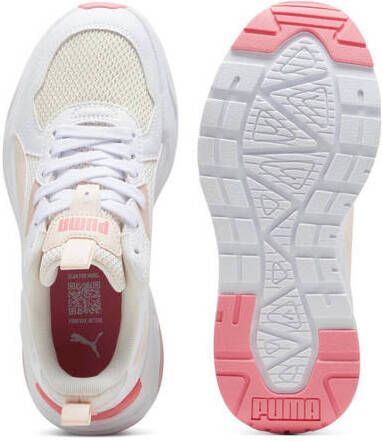 Puma Trinity Lite Jr sneakers ecru lichtroze wit Mesh Meerkleurig 35.5 - Foto 4