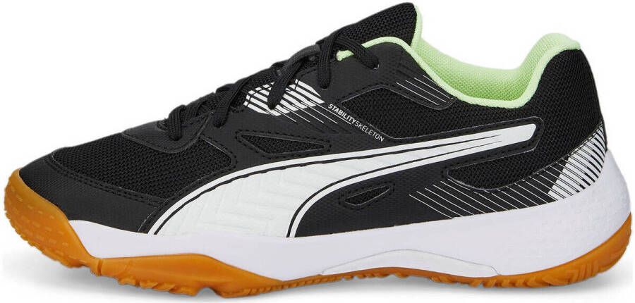 Puma solarflash ii indoorschoenen zwart wit kinderen - Foto 2