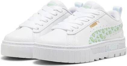 Puma Wild sneakers wit lichtgroen Meisjes Imitatieleer Logo 28 - Foto 2