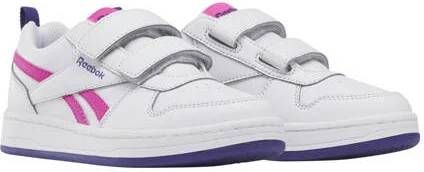 Reebok Classics Royal Prime 2.0 KC sneakers wit fuchsia paars Jongens Meisjes Imitatieleer 30.5