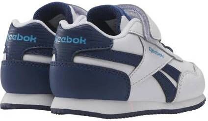 Reebok Classics Royal Prime Jog 3.0 sneakers wit donkerblauw Jongens Meisjes Imitatieleer 26