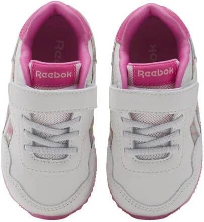 Reebok Classics Royal Prime Jog 3.0 sneakers wit roze Jongens Meisjes Imitatieleer 22.5