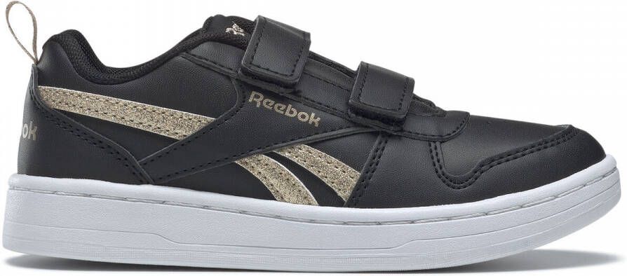 Reebok Classics Royal Prime 2.0 KC sneakers zwart goud glitter Meisjes Imitatieleer 27.5