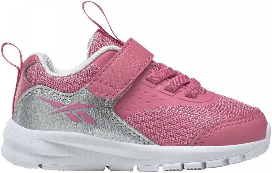 Reebok Training Rush Runner 4.0 sportschoenen roze zilver metallic wit