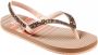 Reef teenslippers met hielbandje roze met glitters Rubber 23-24 - Thumbnail 3