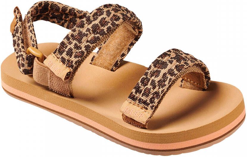 Reef Little Ahi Convertible sandalen met panterprint bruin Meisjes Imitatieleer 25 26 - Foto 2