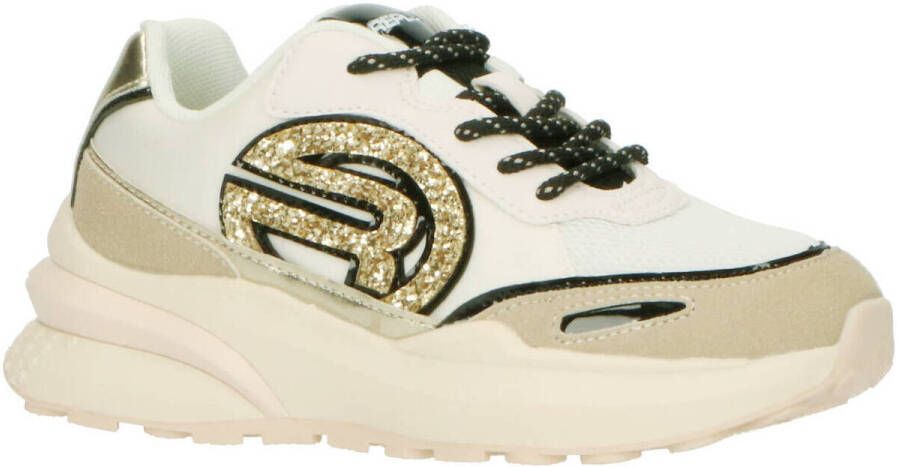 Replay Athena JR-1 chunky sneakers wit beige Meisjes Imitatieleer Printopdruk 34 - Foto 10