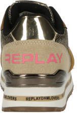 Replay Penny sneakers beige bruin goud Meisjes Imitatieleer Meerkleurig 36 - Foto 3