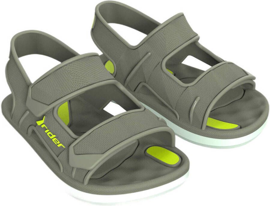 Rider sandalen groen Jongens Rubber 25 26 | Sandaal van