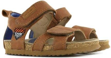 Shoesme BI21S096-A leren sandalen cognac Bruin Jongens Suede Effen 26 - Foto 4