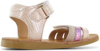 Shoesme CS24S006-A leren sandalen roze multi Meisjes Leer Meerkleurig 20