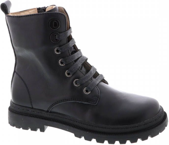 Shoesme Nt21w005 Veterboots Laarzen Met Veters Meisjes Kids Zwart - Foto 8