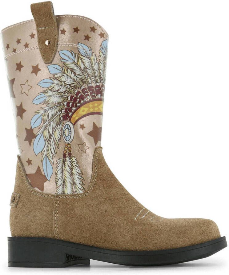 Shoesme Nw22w006 Cowboylaarzen Western Laarzen Meisjes Cognac - Foto 4