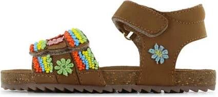Shoesme leren sandalen met kraaltjes bruin Meisjes Leer All over print 25 - Foto 3