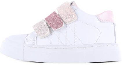 Shoesme leren sneakers wit roze Meisjes Leer Meerkleurig 32 - Foto 6
