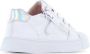 Shoesme leren sneakers wit zilver Meisjes Leer Meerkleurig 33 - Thumbnail 3