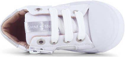 Shoesme leren sneakers wit zilver Meisjes Leer Meerkleurig 23 - Foto 2