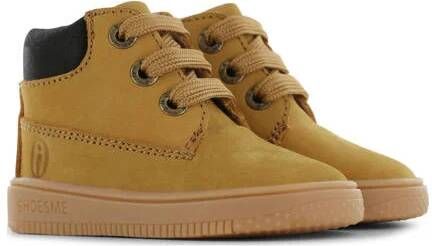 Shoesme leren veterboots oker Geel Leer Effen 19 - Foto 4