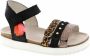 Shoesme rampa sandaal RA22S077-A zwart Brons - Thumbnail 2