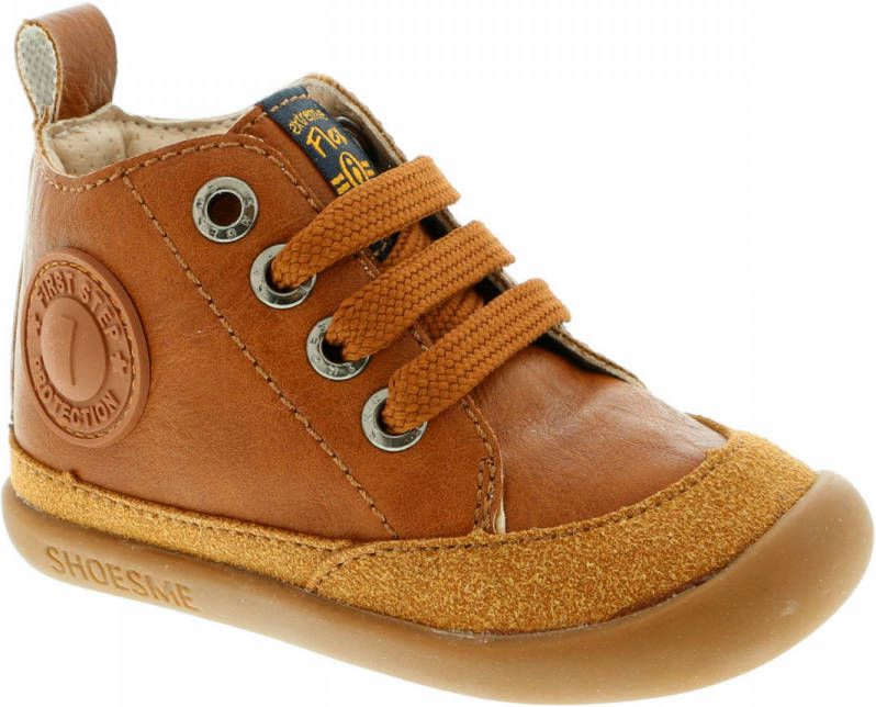 Shoesme BF8W001-F leren babyschoenen cognac Bruin Leer Effen 19 - Foto 5