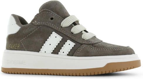 Shoesme suède sneakers kaki ecru Groen - Foto 5